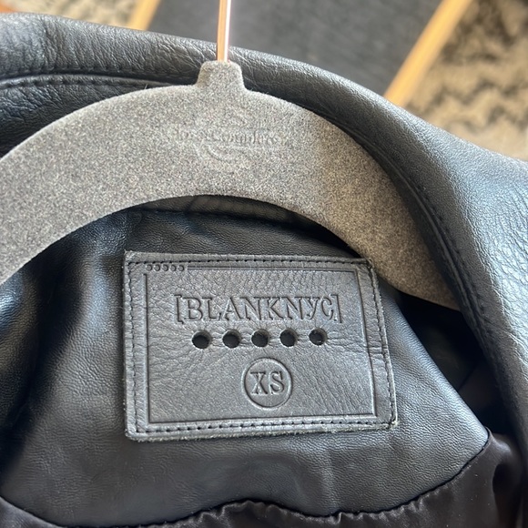 Blank NYC Black Leather Jacket - Picture 3 of 3